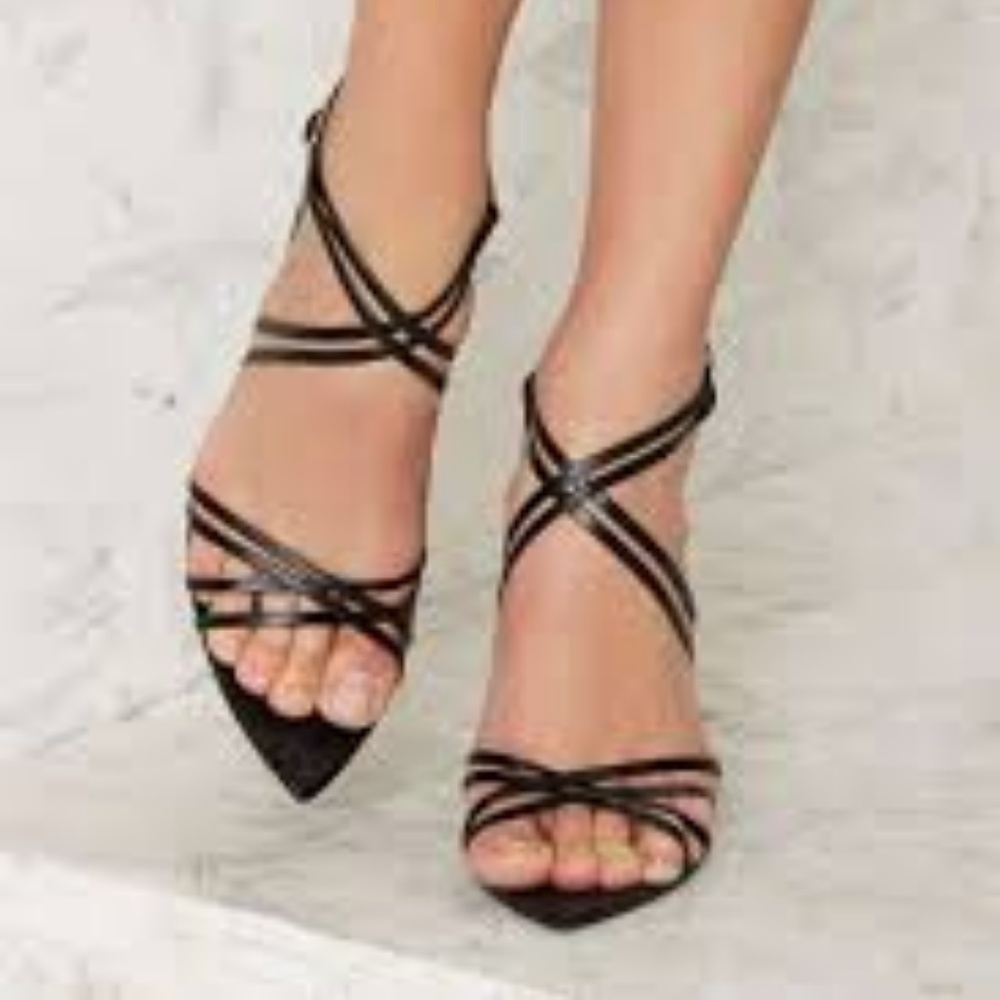Nasty Gal 'Santana' Strappy Heel - Size 11 - Picture 2 of 5